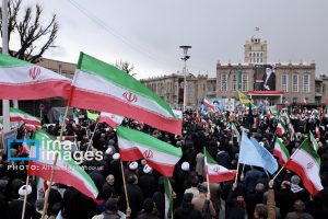 ندای لبیک در میدان ساعت تبریز